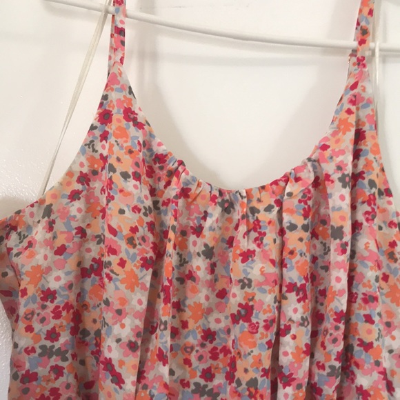 ELLE Floral Chiffon Tiered Maxi dress - Picture 6 of 6